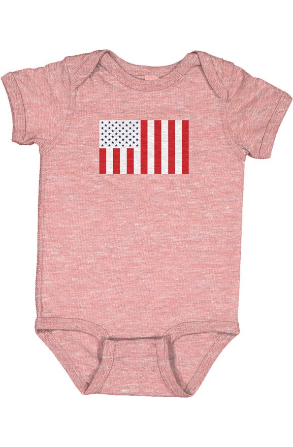 Civil Peace Flag - Infant Melange Bodysuit