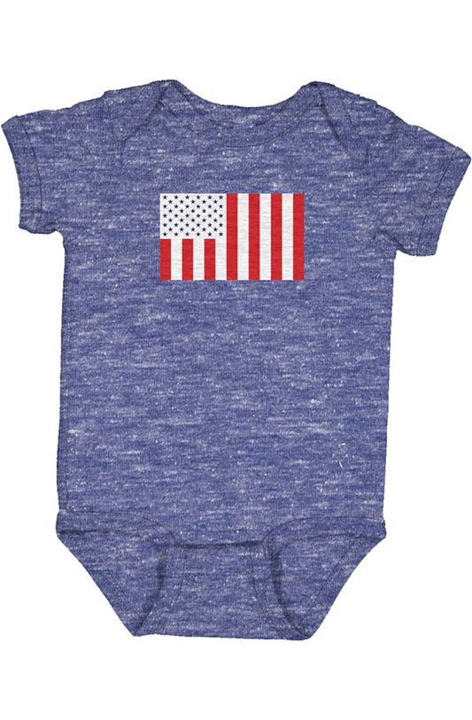 Civil Peace Flag - Infant Melange Bodysuit