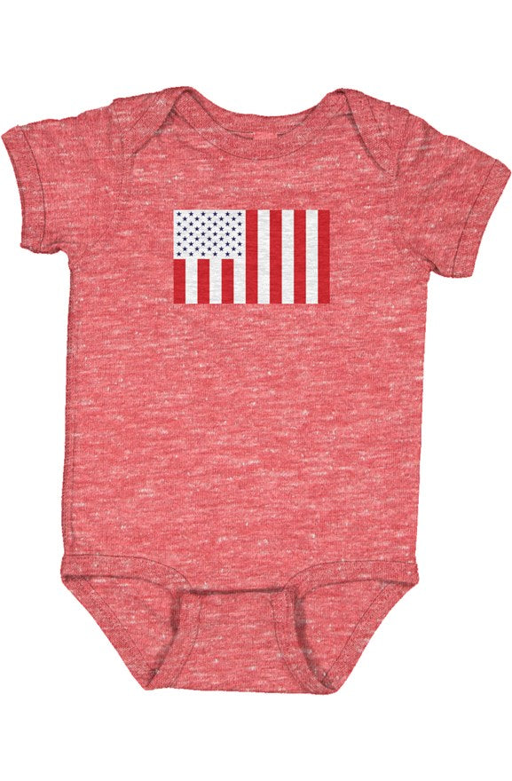 Civil Peace Flag - Infant Melange Bodysuit