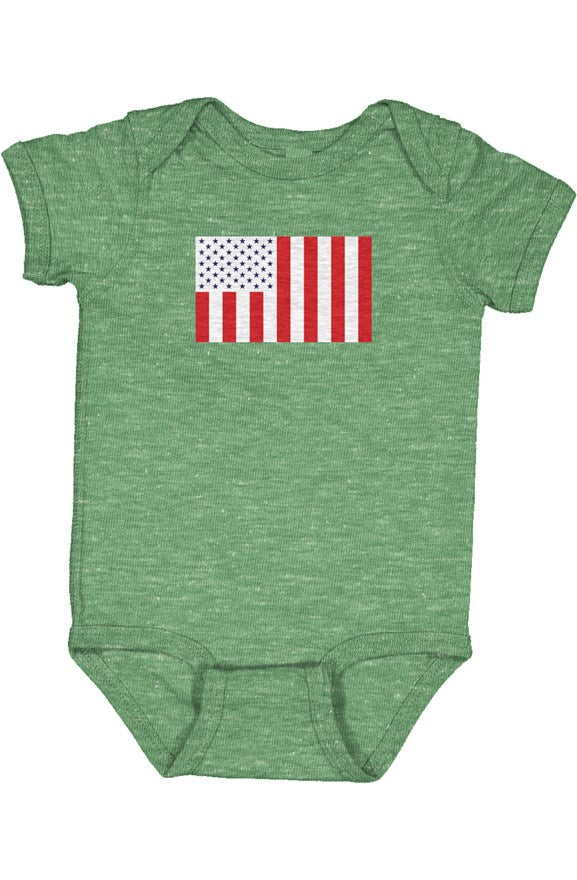 Civil Peace Flag - Infant Melange Bodysuit