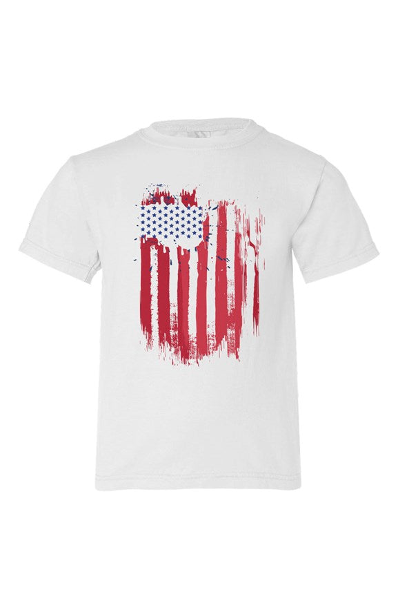 Grunge Flag Organic Kids Tee