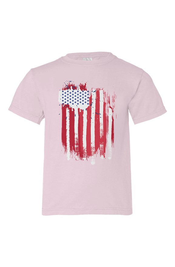 Grunge Flag Organic Kids Tee
