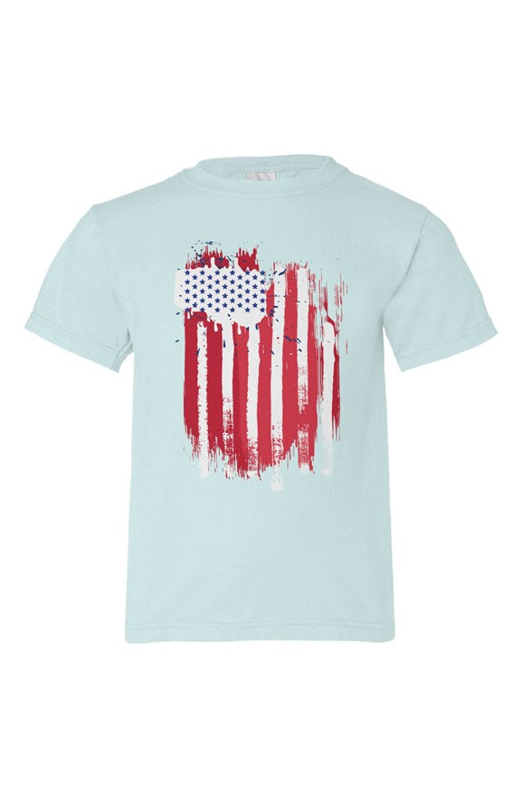Grunge Flag Organic Kids Tee
