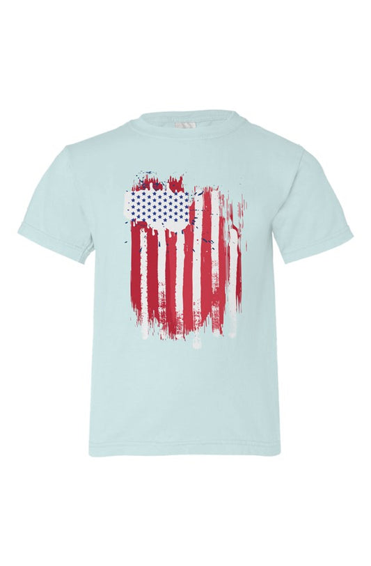 Grunge Flag Organic Kids Tee