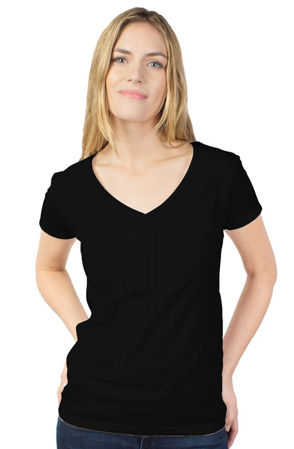 Second Amendment Flag - Women's Tultex V Neck
