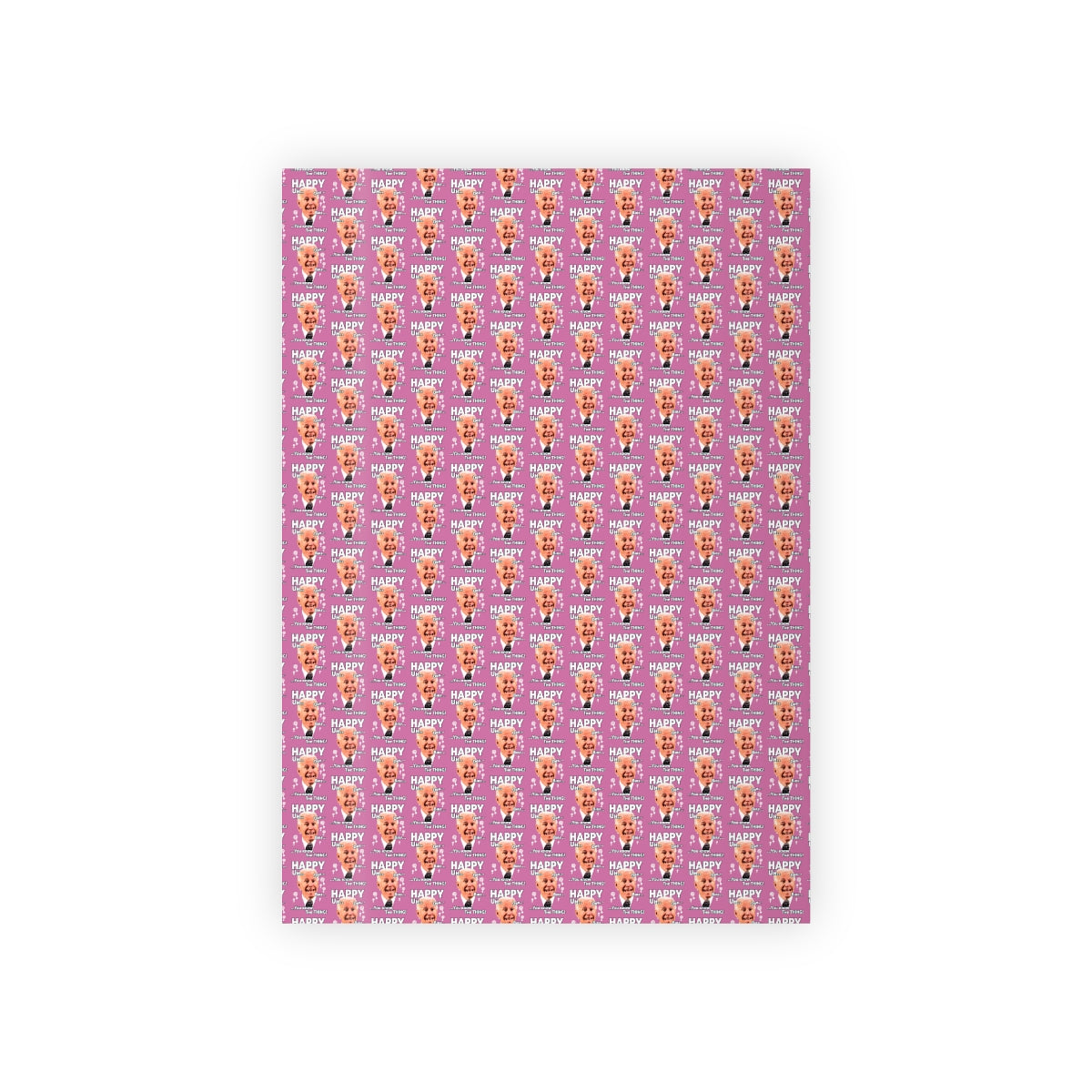 Happy... You Know The Thing - JB Parody Birthday Wrapping Paper - Mauve