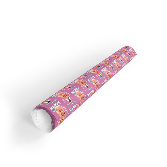 Happy... You Know The Thing - JB Parody Birthday Wrapping Paper - Mauve