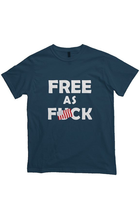 Free As F*ck -ASN Mens Heavyweight TShirt (Pacific