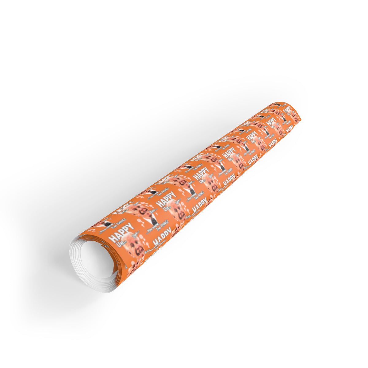 Happy... You Know The Thing - JB Parody Birthday Wrapping Paper - Orange