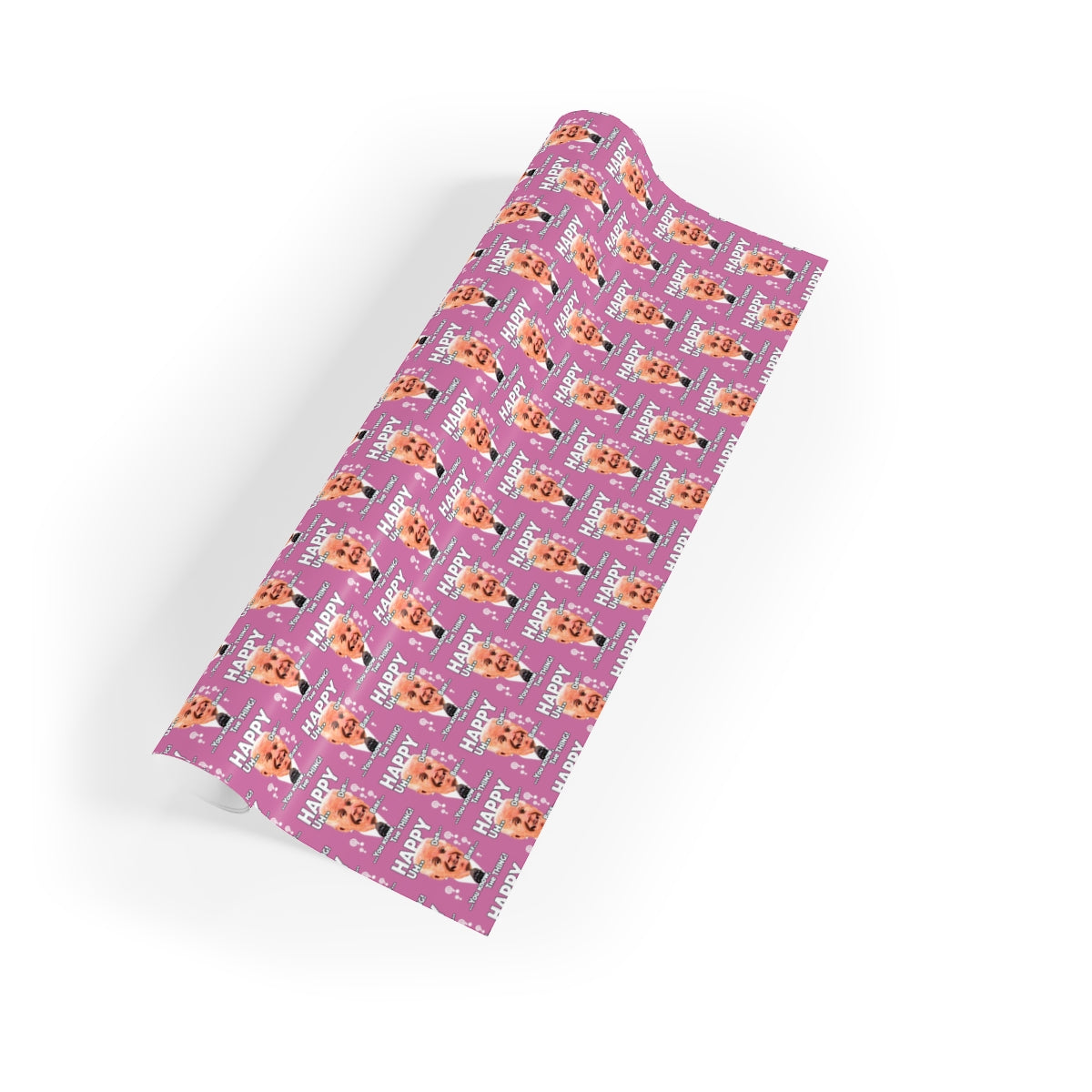 Happy... You Know The Thing - JB Parody Birthday Wrapping Paper - Mauve