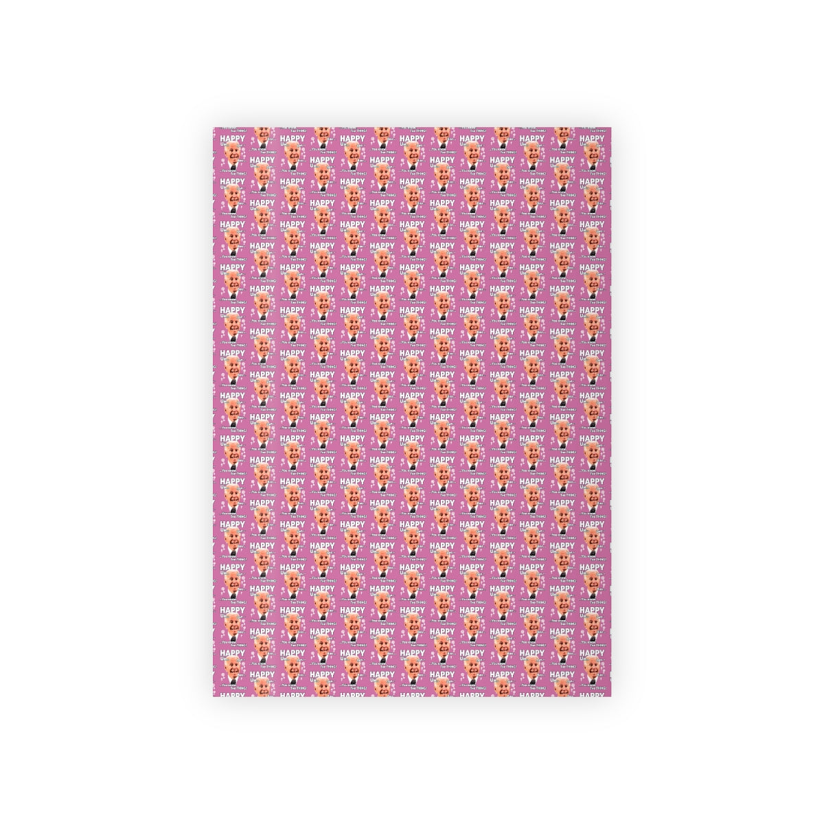 Happy... You Know The Thing - JB Parody Birthday Wrapping Paper - Mauve