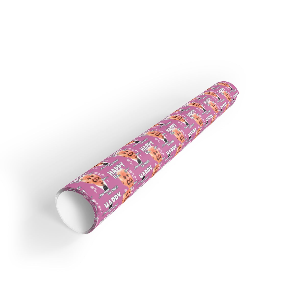 Happy... You Know The Thing - JB Parody Birthday Wrapping Paper - Mauve